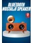 Bluetooth Nostalji Speaker Radyo Gramofon Ahşap Renk Vintage 1