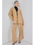 Kadın Keten Kimono Ikili Takım 6727 - Bisküvi 3