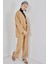 Kadın Keten Kimono Ikili Takım 6727 - Bisküvi 4