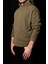 Erkek Kol Dikiş Detaylı Rahat Kesim Kapüşonlu Sweatshirt 1