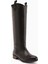 Jessie Siyah Fermuarsız Kadın Çizme 2