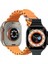Ultra Akıllı Saat 49 mm Çift Kordonlu Arama Cevaplama Bluetooth Bağlantılı 4