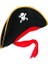 Yetişkin Boy Kadife Jack Sparrow Denizci Kaptan Jack Korsan Şapkası 50X20 cm 2