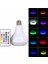 Kumandalı Rgb LED Işık Bluetooth Hoparlör Ses Lambası Renkli Ampul 2