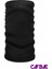 Cafbaf Bandux Multifonksiyonel Bandana Uniseks Düz Siyah 1