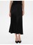 Kadın Siyah A Kesim Saten Dokuma Etek 50318241-VR046 2