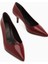 Flora Bordo Stiletto Kadın Topuklu Ayakkabı 5