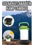 Güneş Enerjili LED Lamba Kamp Lambası Katlanabilir Lamba USB Şarjlı 1