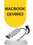 Macbook Pro/air Uyumlu USB Type-C 8 In 1 Hub Dönüştürücü Çevirici Çoklayıcı USB Hdmı Micro Sd 8 Girişli 1