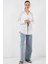 Kadın Tek Cepli Oversize Poplin Gömlek Trend Gömlek 3
