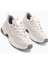 Rozhin Beyaz Pullu Kalın Taban Kadın Spor Ayakkabı 3
