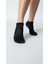 Kadın Görünmez Çorap 3’lü Set – Pamuklu, Esnek, File Dokulu (Siyah Gri Beyaz) 5