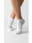 Kadın Görünmez Çorap 3’lü Set – Pamuklu, Esnek, File Dokulu (Siyah Gri Beyaz) 7