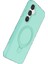 Samsung Galaxy S25 Regal Magsafe Standlı Kapak - Su YEŞILI-(5796) - MCT6777-7816 3
