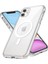 Iphone 11 Uyumlu Magsafe Şarj Özellikli Şeffaf Kamera Koruma Çıkıntılı Şeffaf Magsafe Kılıf 1