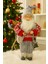 47 cm Gri Kürklü Noel Baba 1