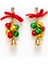 2'li Yılbaşı Küpesi Yılbaşı Konseptli Jingle Bells Küpei 2