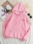 Kadın Baskılı Sweatshırt 3iplik Oversize 3