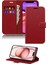 Samsung Galaxy A07 Kılıf Deri Kartlıklı Kılıf Kapaklı Kılıf Cüzdanlı Kılıf - Kırmızı 5