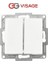 Visage Beyaz Komütatör Anahtar Çerçevesiz - Priz ve Anahtar Için Uyumlu Çerçeve 1