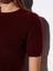 10651 Yün Karışımlı Kısa Kollu Triko Kazak-Bordo 4