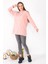 Sırtında Çanta Detaylı Salaş Tasarım Pudra Renk Tunik 1