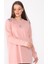 Sırtında Çanta Detaylı Salaş Tasarım Pudra Renk Tunik 4
