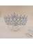 Zarafet Işıltısı Gümüş Kristal Taç 3