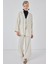 Kadın Keten Kimono Ikili Takım 6727 - Ekru 1
