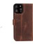 Apple iPhone 11 Pro Max Uyumlu Deri Cüzdanlı Kılıf Rfıd G2 Kahve 3