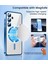 Samsung Galaxy A26 Uyumlu Magsafe Özellikli Kamera Korumalı Şeffaf Kılıf 2