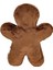 Kurabiye Adam Yılbaşı Dekorasyon 20 cm Peluş Oyuncak 6
