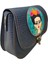 El Yapımı Hakiki Deri Frida Kahlo Desenli Mini Kadın Çapraz Çanta - El Boyaması Vintage Tarz Omuz Çantası - Sanatsal El Işçiliği Tasarım 2