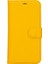Apple iPhone 15 Plus Uyumlu Deri Cüzdanlı Kılıf Mwwn FL12 Sarı 4