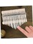 17 Ton Kalimba Seti - Piyano Tuşu Çıkartmaları ve Başparmak Penaları - Piyano Çalanlar Için 3