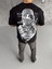 Unisex Baskılı Oversize T-Shirt - Siyah 4