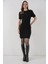 Kadın Kısa Kol Triko Elbise 15950 - Siyah 2