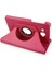 Samsung Galaxy T280 Tab A 7 Kılıf 360 Tablet Deri Kılıf - PEMBE-(5796) - ?93?61E3-4G6793 1