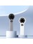 M11 Dijital LED Göstergeli Portatif Fan Mini Vantilatör Soğutucu El Fanı (Beyaz) 2
