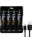 G429 4'lü Pil Şarj Aleti + 4 Adet Aa Pro 2950 Mah Şarjlı Kalem Pilli Set 2