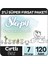 Sleepy Bio Natural 2'li Fırsat Paketi Bebek Bezi 7 Numara Xxlarge 120 Adet Cırtlı Bez 2