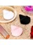 Xspring Pudra Pufu, 12 Parça Üçgen Makyaj Pufu, Kurdele Bantlı Yumuşak Fondöten Süngeri, Mineral Pudra Için Islak ve Kuru Kullanım, Loose Pudra ve Vücut Için Makyaj Aracı (Siyah, Beyaz, Pembe) 1