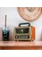 Büyük Boy Telefon Tutma Saplı Retro Ahşap Tasarım Bluetooth Hoparlörlü Radyo – Fm/am Destekli, Şarjlı ve Taşınabilir Radyo NS-8077 (5047) 5