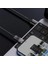 Şeffaf Uçlu Iphone 45W USB Hızlı ve Dayanıklı Şarj ve Data Işıklı Örgü Kablo 1 Metre 2