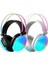 Bfs Kablosuz Bluetooth Kulaklık Rgb Işıklı Kulak Üstü 5.3 Bluetooth Bağlantılı 4