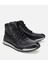 02BOH284830A100 ERKEK Deri Siyah Rahat Kalın Tabanlı Casual Bot 2