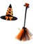 Cadılar I Cadı Süpürge Ş Parti Hediyeleri Festival Fotoğraf Aksesuarları Turuncu (Yurt Dışından) 5
