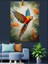 Papağan Kuşu Doğal Yaşam Dekoratif Kanvas - Mdf Ahşap Tablo 3