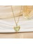 Yeni Kıdemli Işık Duygusu Lüks Mikro Set Zirkonya Bakır 18 Ayar Altın Kaplama Kolye Kolye Köprücük Kemiği Zinciri Takı ile Kadın Moda (Yurt Dışından) 1