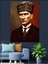 Mustafa Kemal Atatürk Portresi Dekoratif Kanvas - Mdf Ahşap Tablo 3